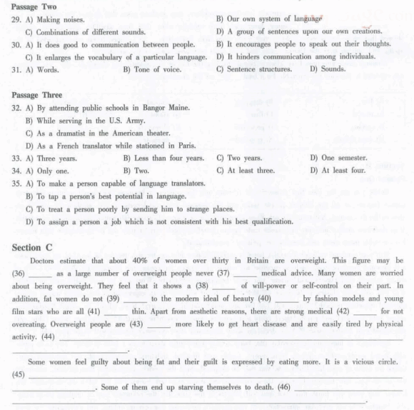 英语<a href=http://www.cetclub.com/cet4beikaoziliao/cet4tingliziliao/ target=_blank class=infotextkey>四级听力</a>训练 大学英语<a href=http://www.cetclub.com/cet4beikaoziliao/cet4tingliziliao/ target=_blank class=infotextkey>四级听力</a>