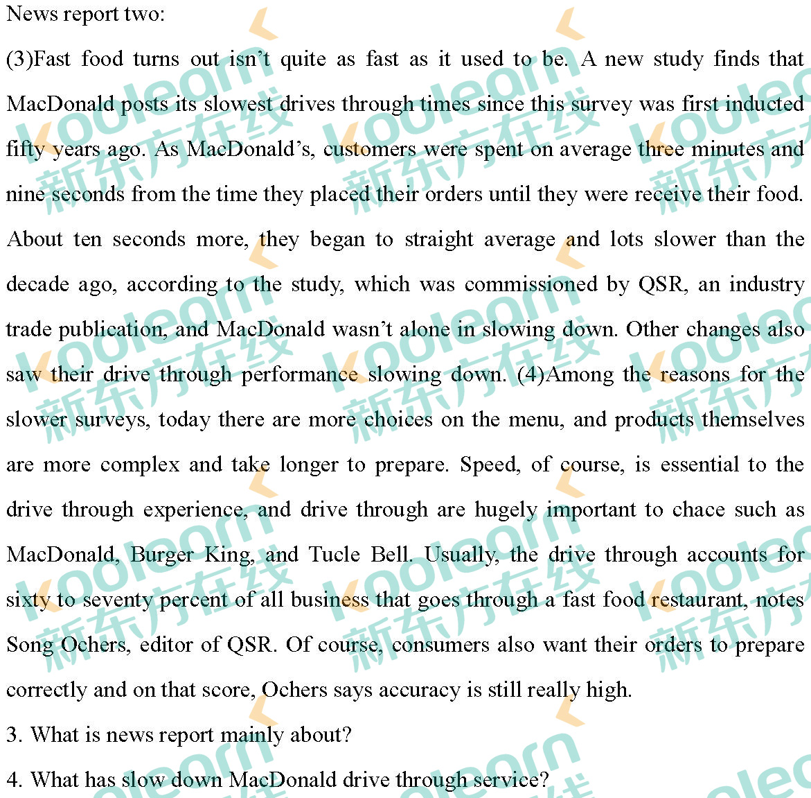 2018年6月大学英语<a href=http://www.cetclub.com/cet4beikaoziliao/cet4tingliziliao/ target=_blank class=infotextkey>四级听力</a>真题新闻2（图片版）