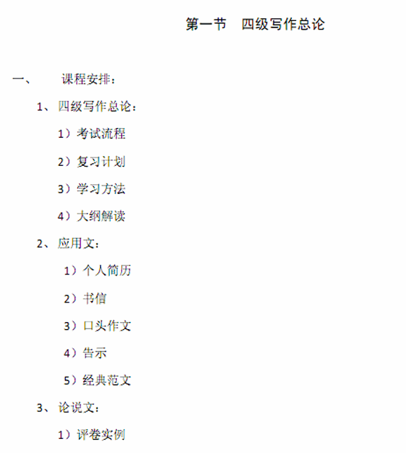 2012年英语四级高分讲义-作文