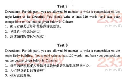 英语<a href=http://www.cetclub.com/cet4beikaoziliao/cet4xiezuoziliao/ target=_blank class=infotextkey>四级写作</a>计划第二周复习效果检验(day 6)